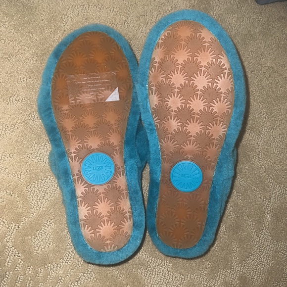 UGG Women Slides - Oh Yeah - Aquatic Blue - Picture 7 of 9